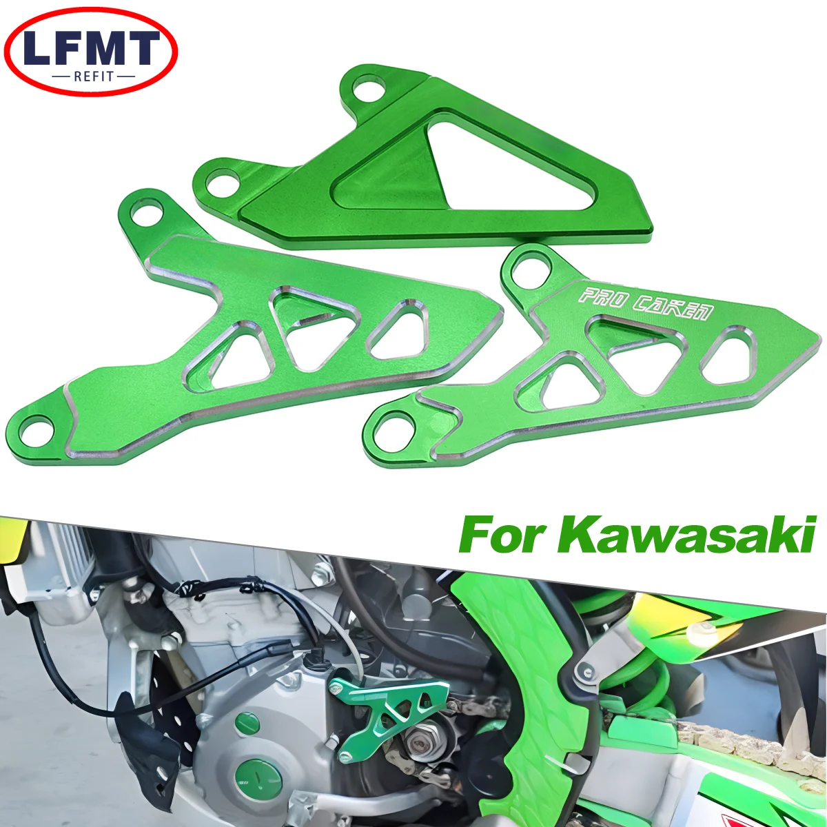 Sprocket Chain - モトクロスフロントスプロケットカバーチェーンプロテクターガードカワサキ KX 125 250 250F 450F