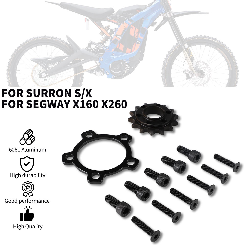 Xcm Chain - オートバイ後輪幅広キット チェーンスプロケットネジ付き SURRON S X SEGWAY