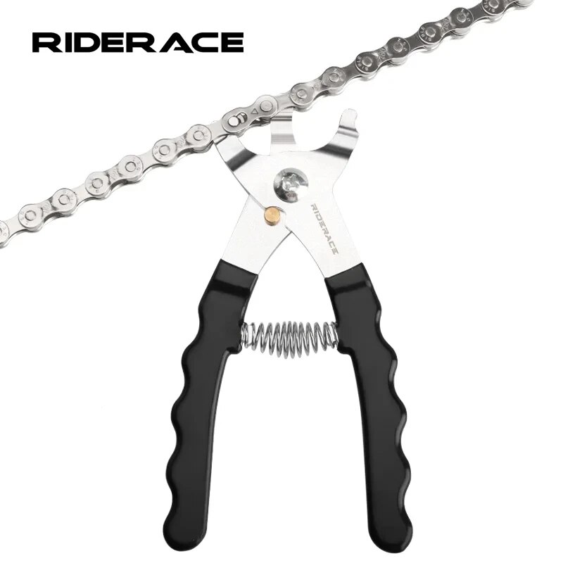 Master Link Chain - Riderace-自転車チェーンリンク,クイック取り外し,取り付けプライヤー,マウンテンバイクチェーンバックル,開口部クランプ,修理ツール