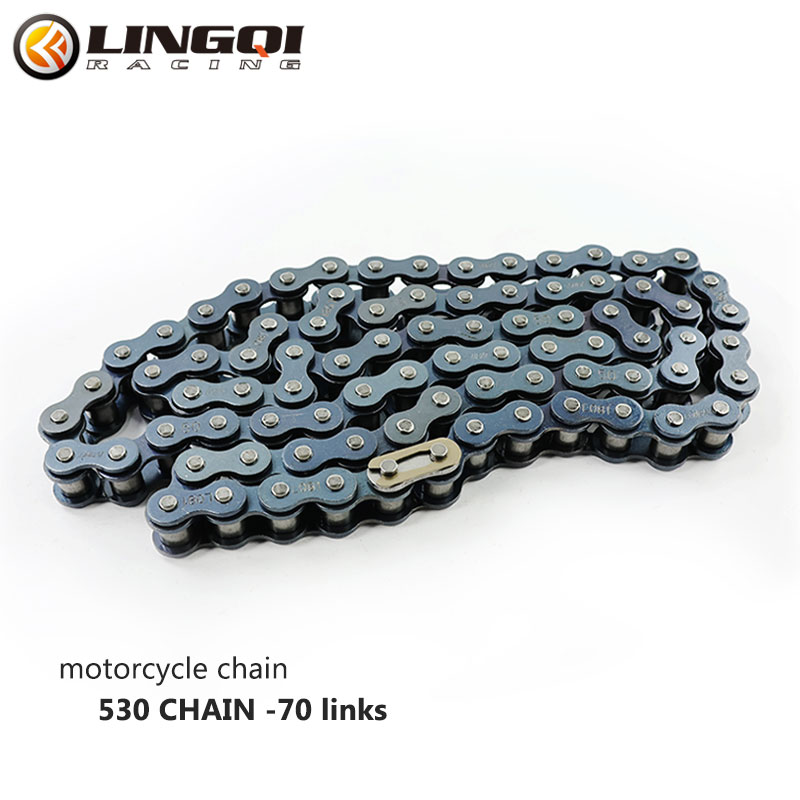 530 Chain - LINGQI-ATVクワッドピットバイクメタルモーター、530チェーン、70、74、76、78、80、82、88、90、92l、98l、100l、104リンク、50cc -250cc