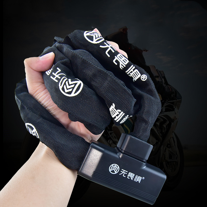 Bike Chain - 厚みのあるチェーンロック、マウンテンバイクロック、自転車ロック、バイクバッテリー、電動自転車盗難防止ロック、ドアロック