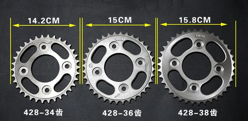 オートバイ用スプロケット 428-32T/34T/36T/3 - 428 Chain のレビューと価格