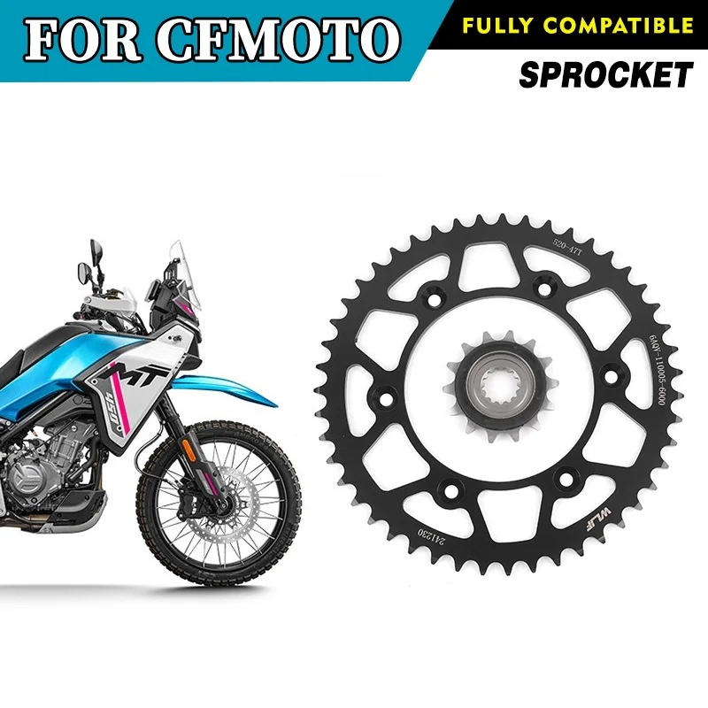 CFMOTO 450MT用、47歯のチェーンスプロケット（大 - Motorcycle Parts Chain のレビューと価格