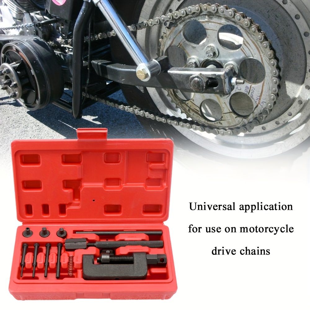 車,オートバイチェーン,リベット,修理ツール,タイヤ起動チェ - Chain Kit Motorcycle のレビューと価格
