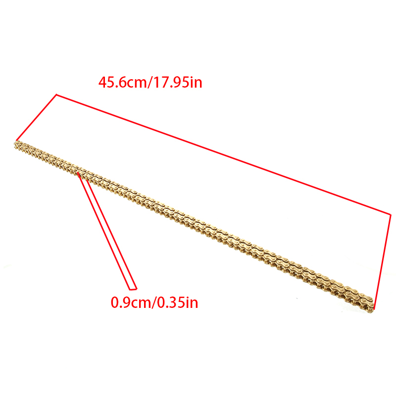 25H 114 ゴールドチェーン、25H 136 ブラックチ - Bike Chain のレビューと価格