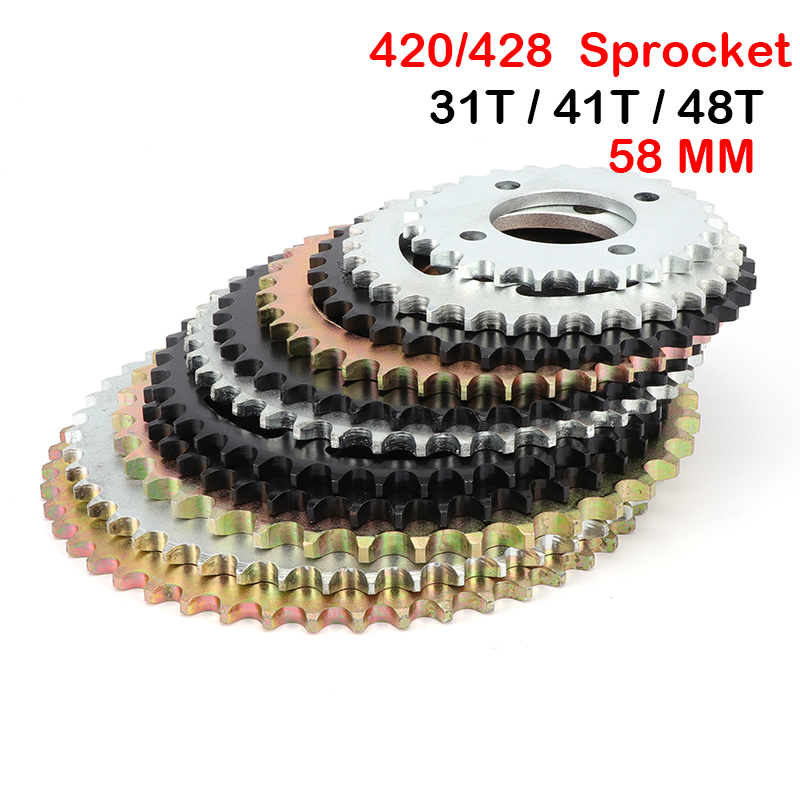 オートバイ420/428チェーン37t/41t/48t歯58 - 428 Chain のレビューと価格