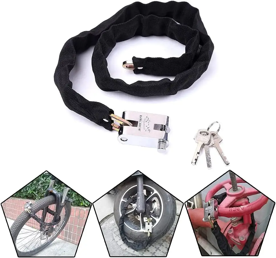 1.2M 2M 3M オートバイバイクロック ヘビーデューテ - Bike Chain のレビューと価格